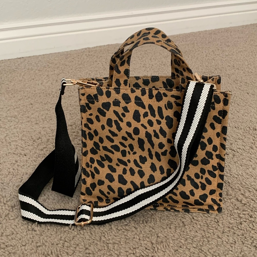 Stella & Dot leopard bag